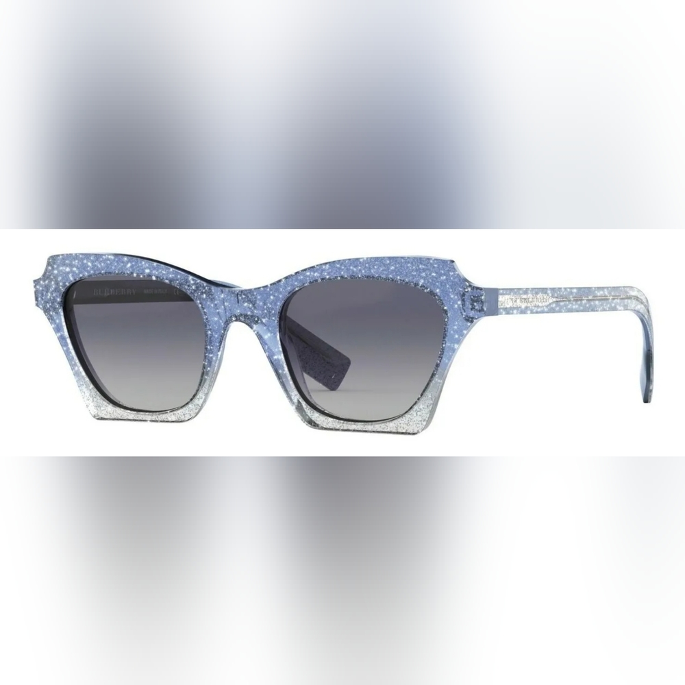 Burberry BLUEBIRD BE 4283 Blue Glitter/Blue Shaded (3772/4L) sunglasses